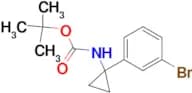 Tert-Butyl N-[1-(3-bromophenyl)cyclopropyl]carbamate