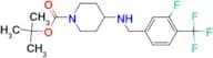 Tert-Butyl 4-[3-fluoro-4-(trifluoromethyl)benzylamino]piperidine-1-carboxylate
