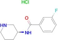 (S)-3-Fluoro-N-(piperidin-3-yl)benzamide hydrochloride