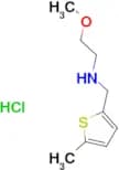 (2-Methoxyethyl)[(5-methyl-2-thienyl)methyl]amine hydrochloride