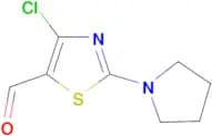 4-Chloro-2-(1-pyrrolidino)-5-thiazolecarboxaldehyde