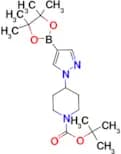 Tert-Butyl 4-(4-(4,4,5,5-tetramethyl-1,3,2-dioxaborolan-2-yl)-1H-pyrazol-1-yl)piperidine-1-carboxy…