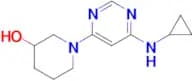 1-(6-Cyclopropylamino-pyrimidin-4-yl)-piperidin-3-ol