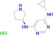 N-Cyclopropyl-N'-(S)-pyrrolidin-3-yl-pyrimidine-4,6-diamine hydrochloride