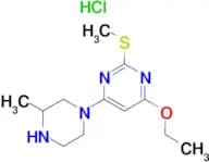 4-Ethoxy-6-(3-methyl-piperazin-1-yl)-2-methylsulfanyl-pyrimidine hydrochloride
