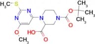 4-(6-Methoxy-2-methylsulfanyl-pyrimidin-4-yl)-piperazine-1,3-dicarboxylic acid 1-tert-butyl ester