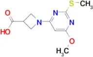 1-(6-Methoxy-2-methylsulfanyl-pyrimidin-4-yl)-azetidine-3-carboxylic acid