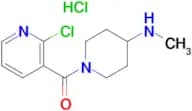 (2-Chloro-pyridin-3-yl)-(4-methylamino-piperidin-1-yl)-methanone hydrochloride