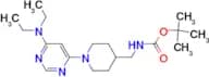 [1-(6-Diethylamino-pyrimidin-4-yl)-piperidin-4-ylmethyl]-carbamic acid tert-butyl ester
