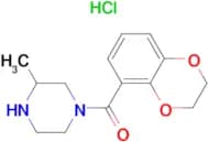 (2,3-Dihydro-benzo[1,4]dioxin-5-yl)-(3-methyl-piperazin-1-yl)-methanone hydrochloride