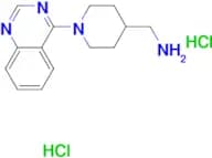 [1-(Quinazolin-4-yl)piperidin-4-yl]methanamine dihydrochloride