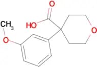 4-(3-Methoxyphenyl)oxane-4-carboxylic acid