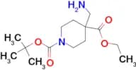 1-tert-Butyl 4-ethyl 4-(aminomethyl)piperidine-1,4-dicarboxylate