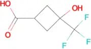 3-Hydroxy-3-(trifluoromethyl)cyclobutanecarboxylic acid