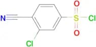 3-Chloro-4-cyanobenzenesulfonyl chloride