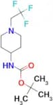 Tert-Butyl 1-(2,2,2-trifluoroethyl)piperidin-4-ylcarbamate