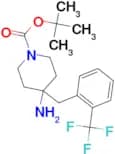 Tert-Butyl 4-amino-4-[2-(trifluoromethyl)benzyl]piperidine-1-carboxylate