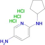 N2-Cyclopentylpyridine-2,5-diamine trihydrochloride