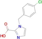 1-[(4-Chlorophenyl)methyl]-1H-imidazole-2-carboxylic acid