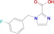 1-(3-Fluorobenzyl)-1H-imidazole-2-carboxylic acid