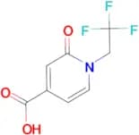 2-Oxo-1-(2,2,2-trifluoroethyl)-1,2-dihydropyridine-4-carboxylic acid