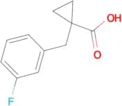 1-[(3-Fluorophenyl)methyl]cyclopropane-1-carboxylic acid