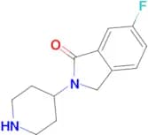 6-Fluoro-2-(piperidin-4-yl)-2,3-dihydro-1H-isoindol-1-one