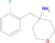 4-[(2-Fluorophenyl)methyl]oxan-4-amine