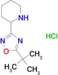 2-(5-tert-Butyl-1,2,4-oxadiazol-3-yl)piperidine hydrochloride