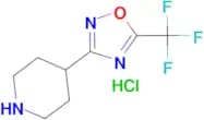 4-[5-(Trifluoromethyl)-1,2,4-oxadiazol-3-yl]piperidine hydrochloride