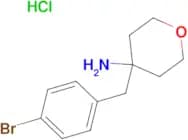 4-[(4-Bromophenyl)methyl]oxan-4-amine hydrochloride