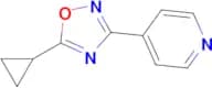 4-(5-Cyclopropyl-1,2,4-oxadiazol-3-yl)pyridine