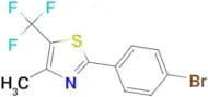 4-Methyl-5-trifluoromethyl-2-(4-bromo-phenyl)-thiazole