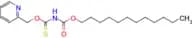 Dodecyl N-[(pyridin-2-ylmethoxy)methanethioyl]carbamate