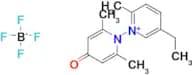 1-(2,6-Dimethyl-4-oxo-1(4H)-pyridinyl)-5-ethyl-2-methylpyridinium tetrafluoroborate