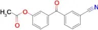 3-Acetoxy-3'-cyanobenzophenone