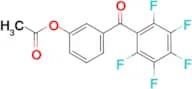 3-Acetoxy-2',3',4',5',6'-pentafluorobenzophenone