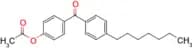 4-Acetoxy-4'-heptylbenzophenone