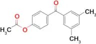 4-Acetoxy-3',5'-dimethylbenzophenone