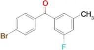 4-Bromo-3'-fluoro-5'-methylbenzophenone