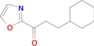 2-(3-Cyclohexylpropionyl)oxazole