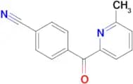 2-(4-Cyanobenzoyl)-6-methylpyridine