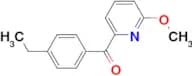 2-(4-Ethylbenzoyl)-6-methoxypyridine