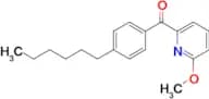 2-(4-Hexylbenzoyl)-6-methoxypyridine