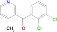 3-(2,3-Dichlorobenzoyl)-4-methylpyridine