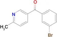 5-(3-Bromobenzoyl)-2-methylpyridine