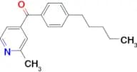 2-Methyl-4-(4-pentylbenzoyl)pyridine