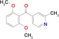 4-(2,6-Dimethoxybenzoyl)-2-methylpyridine