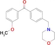 3-methoxy-4'-morpholinomethyl benzophenone