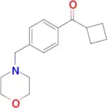 Cyclobutyl 4-(morpholinomethyl)phenyl ketone